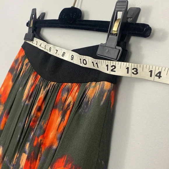 Vintage ABS 🌸 long floral abstract Maxi Skirt - Picture 7 of 9